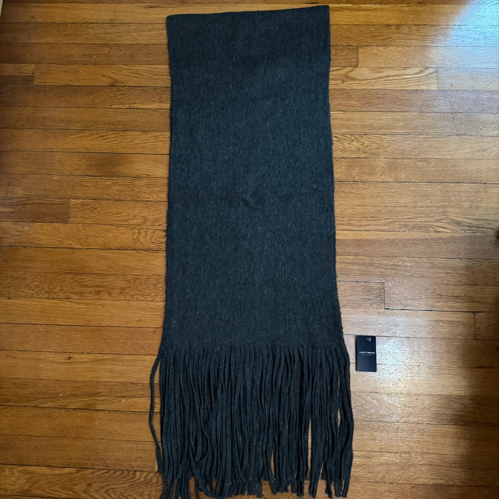 Lucky Brand Fringed Scarf New